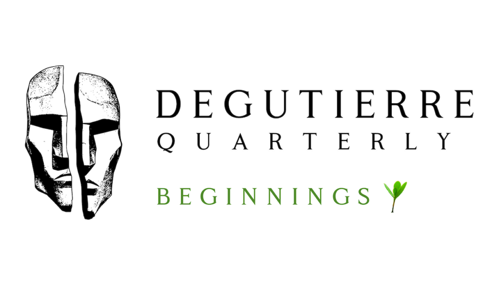 Degutierre Quarterly Beginnings issue art